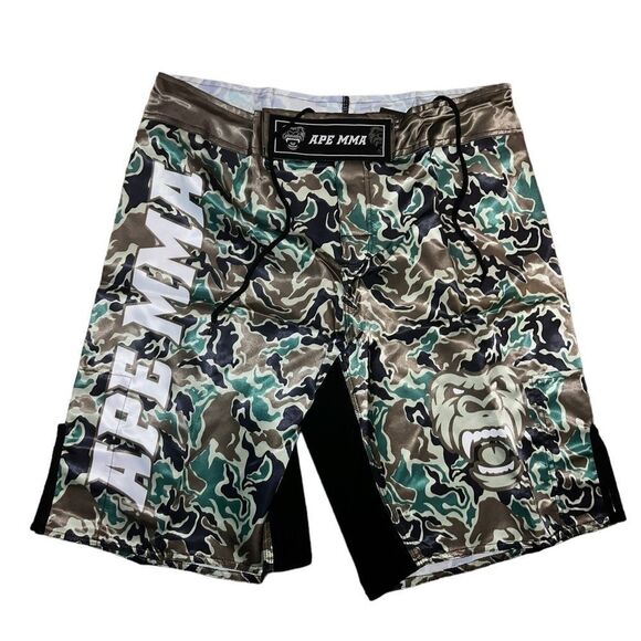 Men's Shorts  MMA Fight Kick Boxing Shorts UFC Cage Fighting Thai Boxing Sz 2XL - Picture 12 of 15